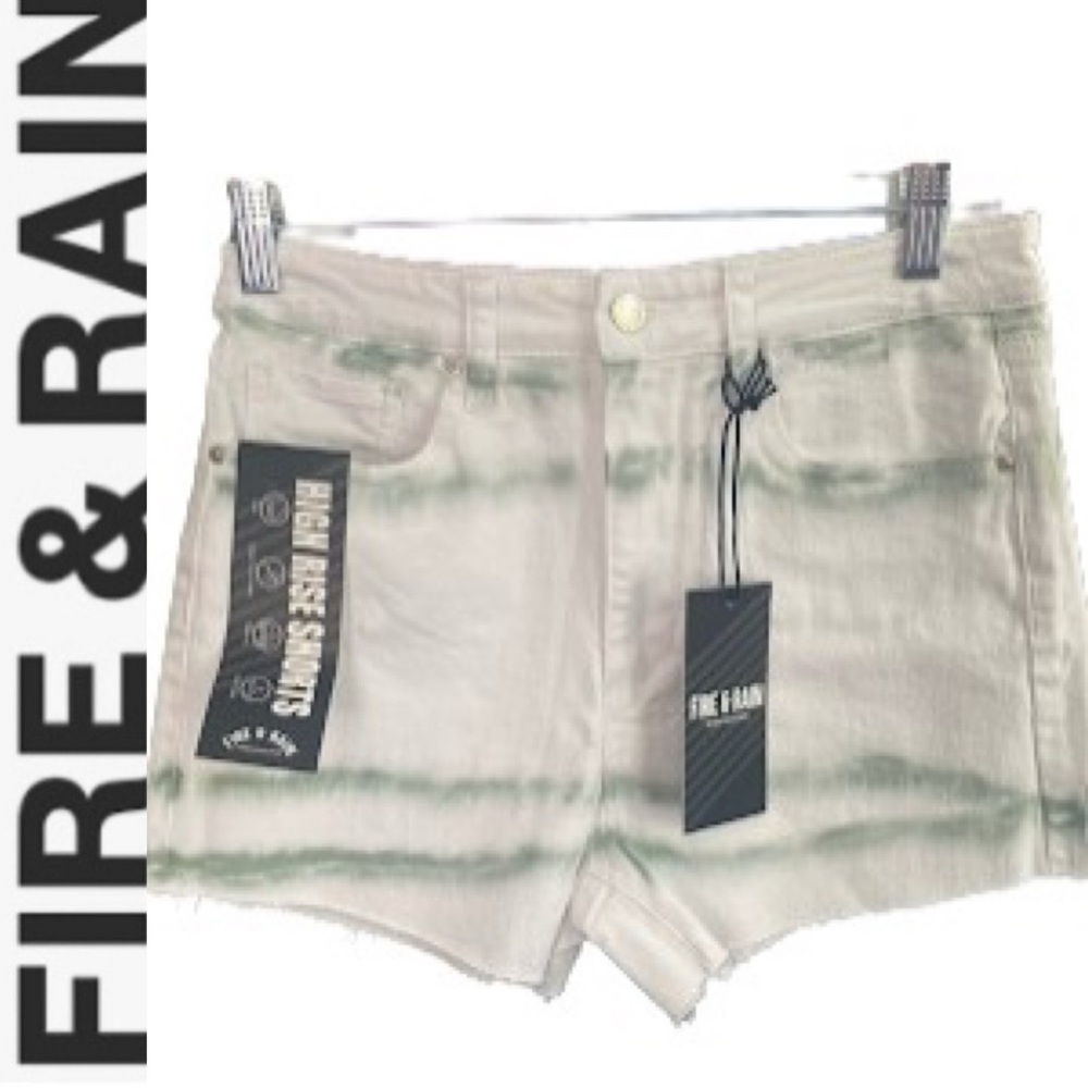 🔥🔥 Fire & Rain HighRise Shorts - Picture 1 of 12
